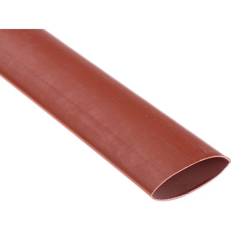 Gaine thermorétractable RS PRO, Dia. 19.1mm Marron rétreint 2:1, 1.2m ( Prix pour Sachet de 1 )