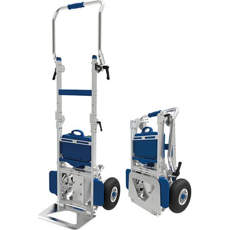 Carrello elettrico saliscale pieghevole e compatto - Carico max 170kg - DMEG170-R (1/5)