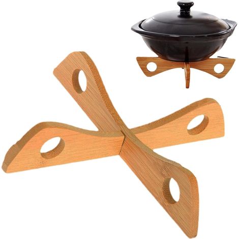 Dessous de plat en bois, isolant thermique (1/5)
