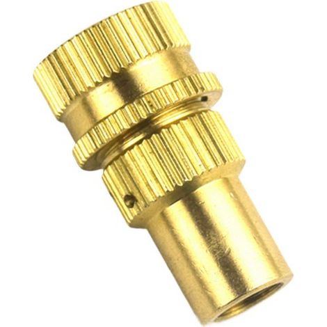ildily 4 Stück Auto-Reifen-Deflator Messing Auto-Reifen-Deflator 6–30 Psi verstellbarer Reifen-Deflator für Fahrzeuge LKW Auto Motorrad