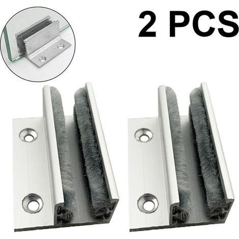 2-teilige F-förmige Glasschiebetürstütze, automatischer Türschwingstopper, U-förmiger Schiebetürsequenzer