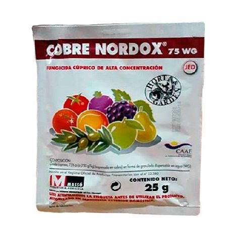 MassМ Fungicida Cobre Nordax 75 Wg 25 gr jed