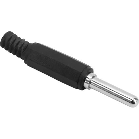 10 pièces Connecteur Banane Mâle 4mm Laiton Professionnel Noir pour Matériel Électrique et Sécurité (1/5)