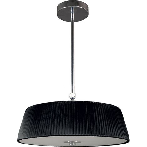 Lámpara de Techo ASTRID pequeño 3xE27 38d Negro/Cromo