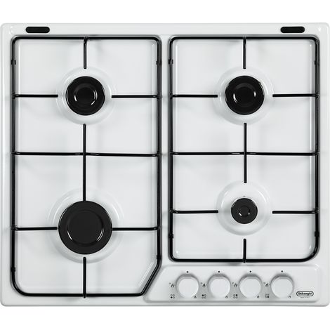 Table de cuisson De'Longhi FFB 46 ASV Blanc Encastrable 60 cm Gaz 4 Feux