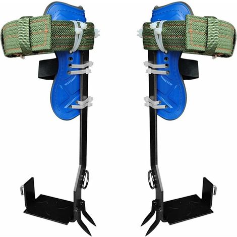 Kit d'escalade d'arbre avec pointes en acier inoxydable – Sangles de ceinture réglables – Poids léger – Capacité 330LB