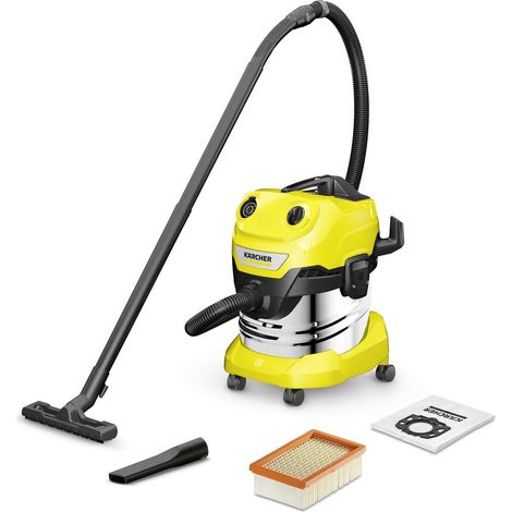 Karcher Aspirateur de chantier eau et poussières WD4 V 20 5 22 avec fonction souffleur