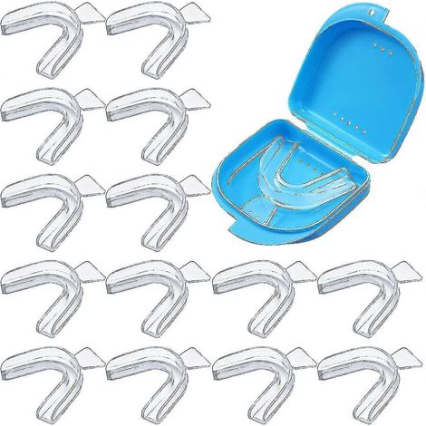 Ensemble de 16 gouttières dentaires, gouttière de correction de 15 pièces, gouttière d'égalisation de l'occlusion (1/4)