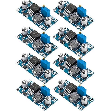 LM2596 DC/DC-Abwärtswandlermodul, Satz mit 8 einstellbaren Spannungsreglern, Eingang 3,2 V–40 V, Ausgang 1,25 V–35 V (1/5)