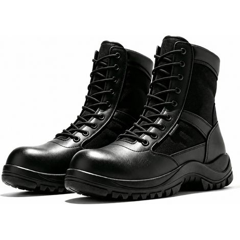 Chaussures de sécurité montantes homme cuir gaufré botte CJ005 déperlante taille 38 cj005 38 1,5 kg – Livraison gratuite