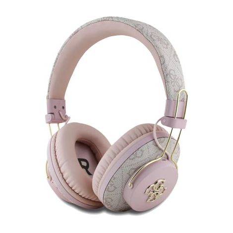 GUESS Wireless Bluetooth Headset 4G Metal Logo Pink, GUBHS72P4FC4MP, Universal