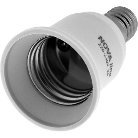 ADATTATORE PORTALAMPADA DA E14 A E27