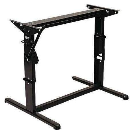 Imline – Pied de table automatique repliable pour camping-car – Système à ressort compensé – Verrouillage sécurisé – Coloris marron