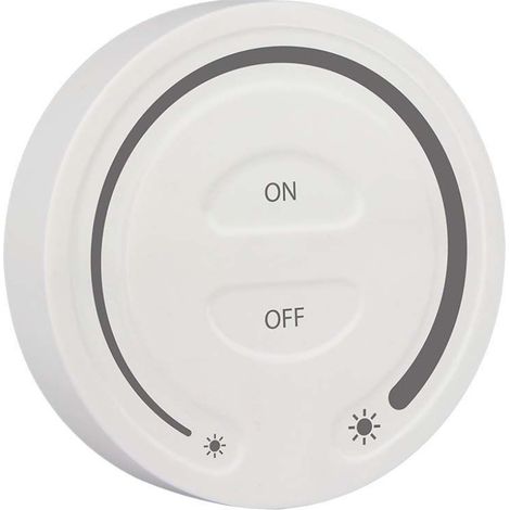 Botón táctil V-TAC con brillo ajustable para tiras LED, blanco