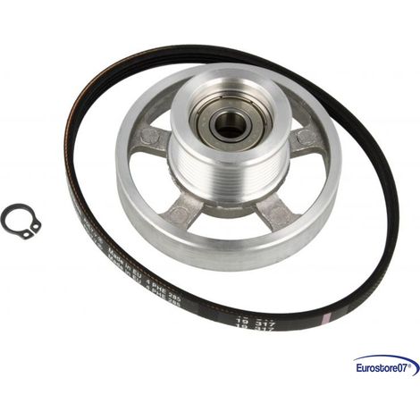 PULEGGIA + CINGHIA ADATTA A  SMEG 492204404 / BEKO C00865070 / TEKA 81851338 1/1