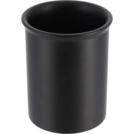 Gobelet en Polyresine Noir - Lot de 4 - Style Moderne - Résistant aux Chocs - Pour Intérieur et Extérieur - 12 cm (1/2)