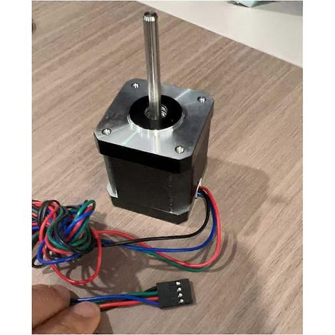 2 Stück Super Motor 42STH48-2804AH(40R) Nema 17 Schrittmotor für 3D-Druckerteile Voron VzBoT Langwellenhalterungen (1/5)