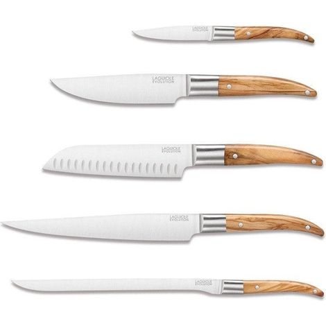 Profi Cook Laguiole Expression Chef Couteaux Acier Bois