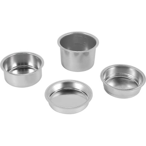 Panier à café filtrant, 4 filtres, 51 mm, sans fond, pour machine à café, porte-filtre ou cafetière à filtre.-AquaForge (1/5)