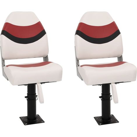 Maison Exclusive - Set Sedile da Barca Pieghevole 4 pz con Schienale Alto