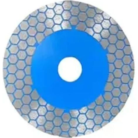 Diamanttrennscheibe für Fliesen, Keramik, Marmor, Trockenschneiden und Schleifen, Kreissägeblatt, Zubehör für elektrische Rotationswerkzeuge (blau, 125 mm) (1/5)