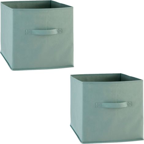 Lot de 2 boîtes de rangement en tissu MIX N' MODUL (1/4)