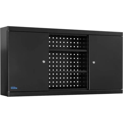Armoire atelier suspendue 1200/1 - Black Line - 1190 x 210 x 600 mm