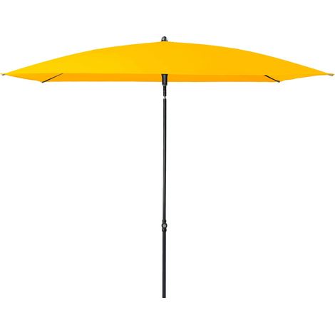Doppler Sonnenschirm "Sunline Waterproof 230 x 190", 230 x 190 cm, gelb, Bezug aus 100% Polyester 180 g/m², Gestell aus Stahl, 4,7 kg Sonnenschirm "Sunline Waterproof 230 x 190", gelb, 230 x 190 cm