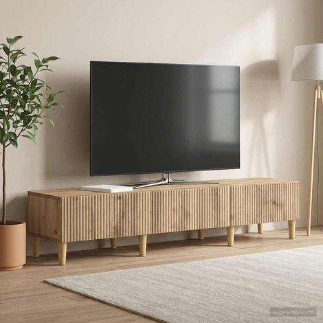 Mobile TV 147 x 34,5 x 30 cm Rovere Artigianale vidaXL (1/5)