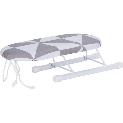 Tabletop Ironing Board, Foldable, Removable, Washable, Mini Cuffs, Collars, Ironing Board for Home Use(Plaid Fashion) (1/5)