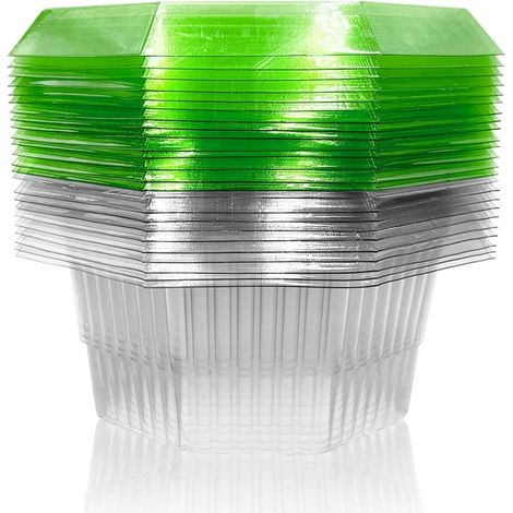 Collari Antilumache 20 Pezzi Ø 24 cm Protezione Verdure Piante (1/5)