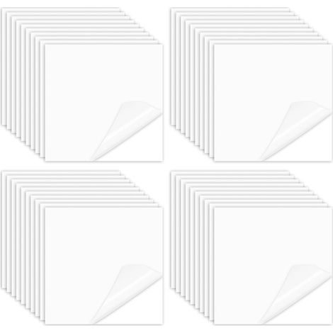 Lot de 40 rustines autocollantes pour réparation de piscine en PVC, pour lit à eau, piscines, bateau gonflable (rectangulaire) (1/5)