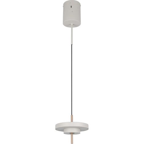 [GEBRAUCHT] B-Ware Trio Lighting Pendelleuchte Hängelampe LED Leuchte hellgrau Metall CCT dimmbar (1/2)