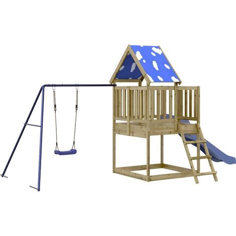 Maison Exclusive - Set da Gioco da Esterno in Legno di Pino Impregnato