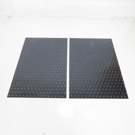 Blackbird Carbon 2er-Set Enduro-Motorrad-Quad-Haftbrett Neu