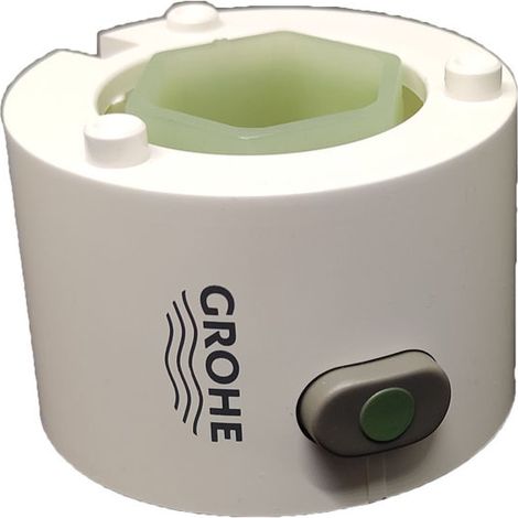 Ricambio parte inferiore maniglia termostatica Chiara bianca Grohe 47458L00 (1/3)