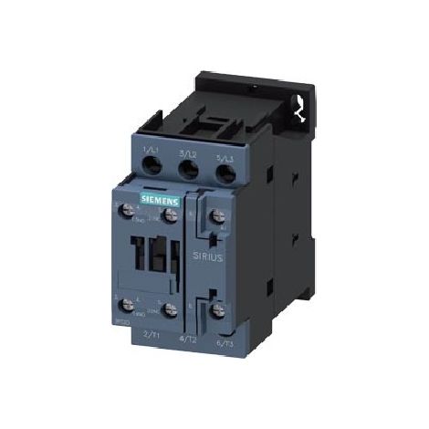 Siemens contattore 3 poli 15kw 1na+1nc grandezza s0 3rt20271ac20