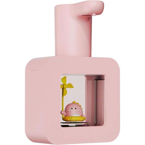 Dispensador automático de jabón espumoso - Rosa - 400 ml