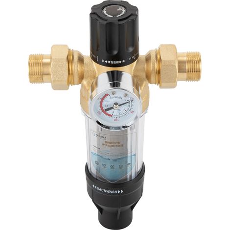 Filtre à sédiments, précision de filtration de 40μm, conception montée sur tuyau, 20mm (1/2)