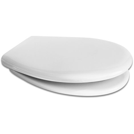 Abattant WC avec abattant Mod. D031 en thermodurcissable 44,3 x 36 cm avec double charnie'res re'glables abattant WC universel