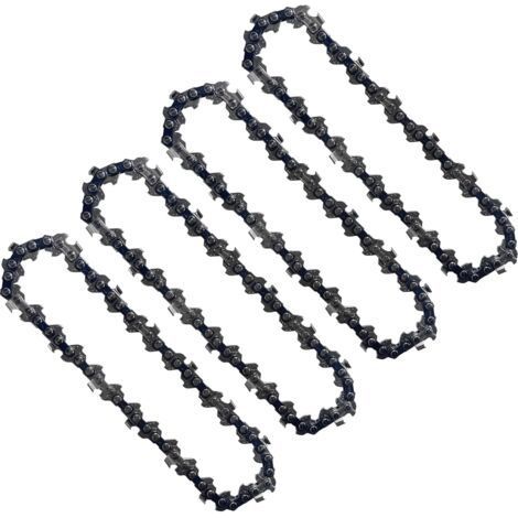 cadenas de motosierra de 4 pulgadas y 1/4 de pulgada, compatibles con mini motosierras eléctricas. (1/5)