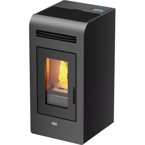 stufa a pellet canadian stove "vancouver 14" grigio 12,9 kw (1/3)