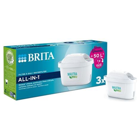 Brita - maxtra pro all-in-1 - cartouches filtrantes - pack 3pcs - (1/3)