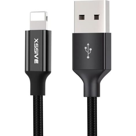 Geflochtenes USB-Ladekabel Kompatibel mit iOS Geräte 2.4A, 1.2m