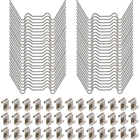Filiyano – Kit de réparation pour serre (lot x100), panneau en verre et acier inoxydable pour serre (1/4)