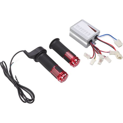 Drehzahlregler für 24V 350W Gleichstrommotor mit Gasgriff, Set für Elektroroller und E-Bikes (1/5)