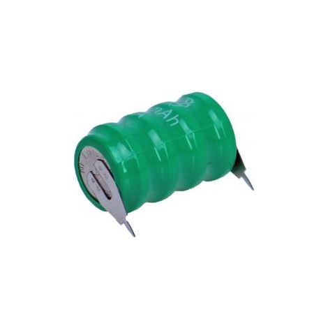 Batería NiMH de 80 mAh y 4,8 V, placas de 1x1