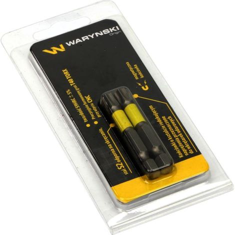 Punte per avvitatore a impulsi T40 50mm 2 pezzi per confezione Waryński