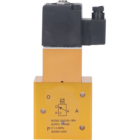 Électrovanne inverseuse à trois voies, à deux positions, à commande pilote externe SG23JD-15P2 G1/2", 220 V CA (1/5)