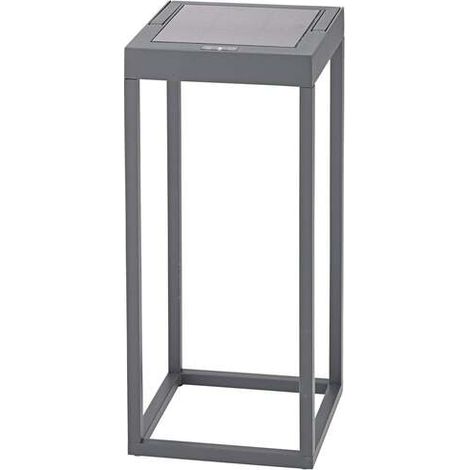 [GEBRAUCHT] B-Ware Sigor LED-Solarleuchte Gartenleuchte Numove dimmbar anthrazit 32,5cm Höhe Licht (1/2)